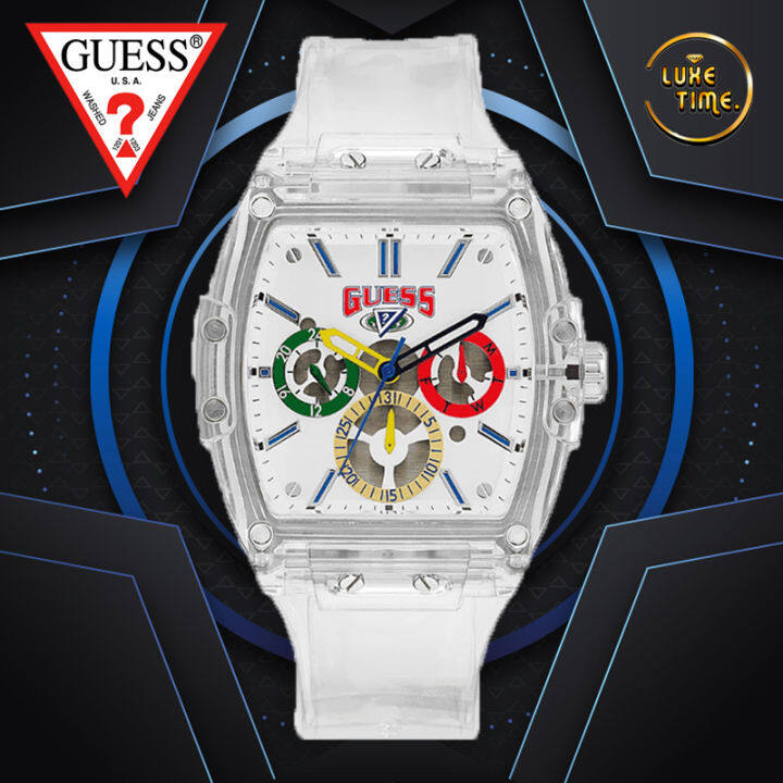 READY STOCK] Guess Phoenix x J Balvin Multifunction Gent's Watch