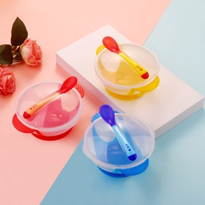 Childrens Complementary Food Bowl Childrens Tableware Baby Sucker Bowl Childrens Tableware Soft Silicone Plates For Food