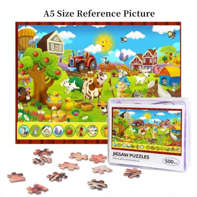 Search And Find - The Toy Factory Wooden Jigsaw Puzzle 500 Pieces Educational Toy Painting Art Decor Decompression toys 500pcs