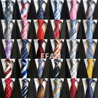 New Classic 100 Silk Men 39;s Ties Neck Ties 8cm Plaid Striped Ties for Men Formal Business Luxury Wedding Party Neckties Gravatas