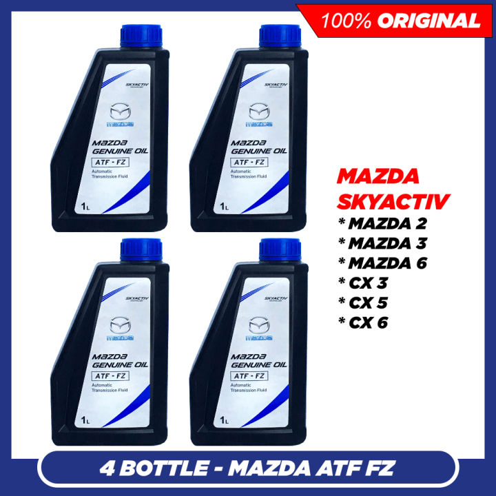 (4 BOTTLE) Mazda ATF FZ Auto Gear Oil (4L) Mazda 2 / 3 / 6 / CX5 (All ...