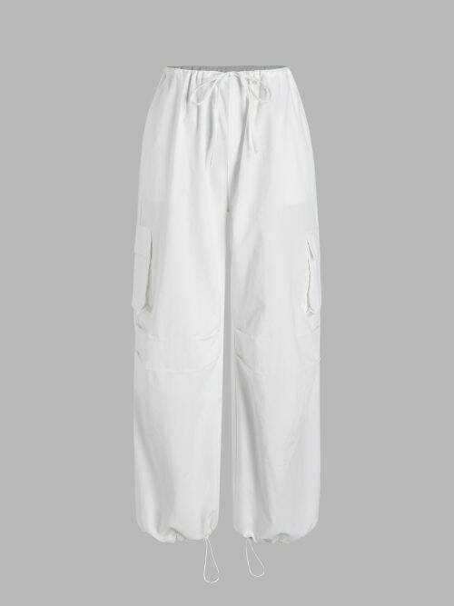 Cider Kpop Sun Glow LowRise Parachute Pants Lazada PH