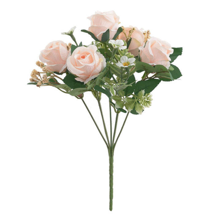 Sparen Uv Resistant Artificial Flowers Lifelike Artificial Rose ...