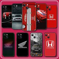 (Bishop Belle)เคสโทรศัพท์ซิลิโคนรถยนต์ Hondas สำหรับ iPhone 6 6S 7 8 11 12 13 14 Se Xs Xr Pro Max Plus เคสแบบนิ่มขนาดเล็ก