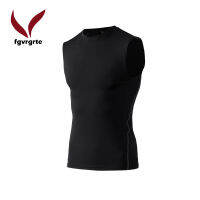 Fgvrgrt ผู้ชายแห้งเร็วแขนกุด Shaper เสื้อกล้ามออกกำลังกายสำหรับลดน้ำหนักเอวการฝึกอบรม