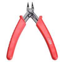 【LZ】♝♦₪  Alicate de crimpagem elétrico Mini Snip Cutter Hand Tool Red Handle 5