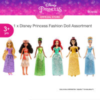 Disney Princess Core Fashion Doll Assortment  ดิสนีย์ ปริ้นเซส ตุ๊กตาเจ้าหญิง 1 ชิ้น HLW02 (956A)