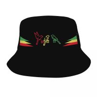 [hot]Fashion Ajax Three Little Bird Bob Marley Bucket Hat for Men Women Print Summer Beach Sun Fisherman Cap