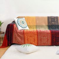 chic Bohemian Plaid Blanket for Sofa bed Cover Decorative Blanket multi-purpose Boho bedspread Sofa cover outdoor Picnic Blanket