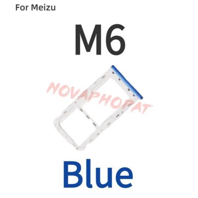 Novaphopat สำหรับ Meizu M5s M612ซิมการ์ดที่ใส่ถาดช่องเสียบไมโคร Sd การติดตามการเปลี่ยนอะแดปเตอร์เต้าเสียบ
