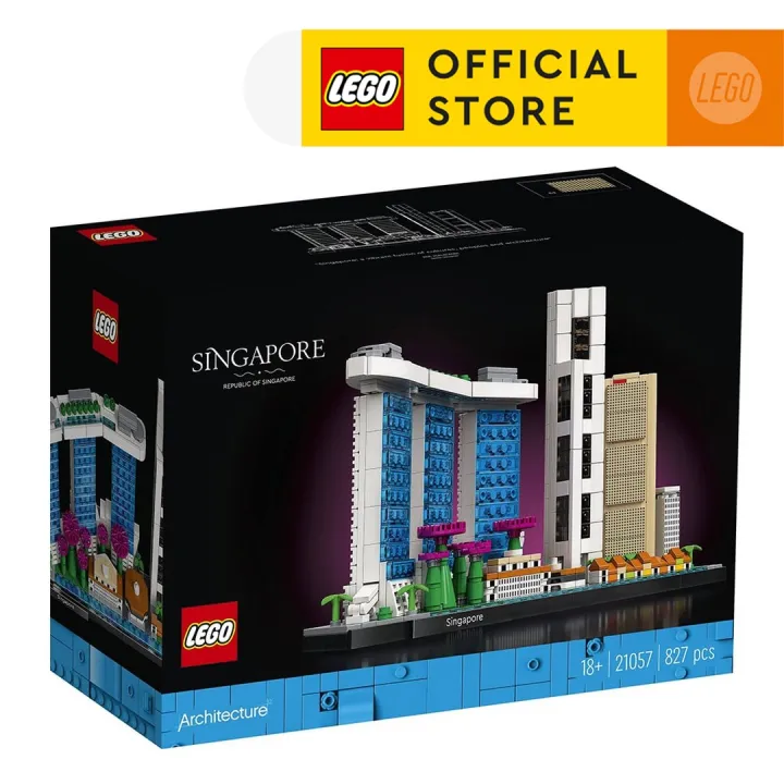 Paciencia Confusión Canadá LEGO® Architecture 21057 Singapore, Age 18+, Building Blocks, 2022 (827pcs)  | Lazada PH
