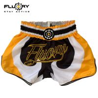 FLUORY fight fire barrier shorts competition training men and women boxers sanda boxing shorts adult children