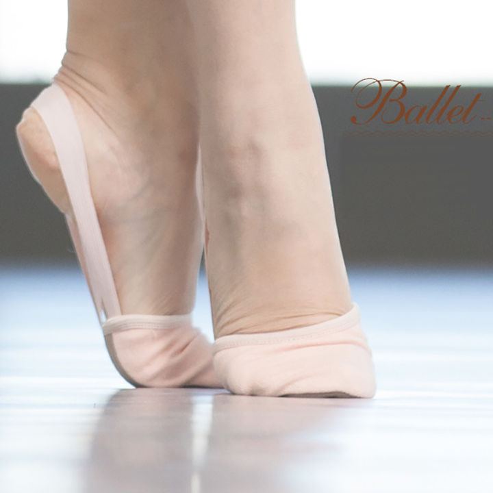 ushine-หนังผ้าใบ-pirouette-เต้นรำครึ่งแต่เพียงผู้เดียวรองเท้าเปลี่ยนรองเท้าสำหรับบัลเล่ต์แจ๊สสาวผู้หญิง