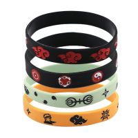 YQ516 Cool Anime Hand Circlet Wristbands Bracelet Silicone Bangles Figure Cosplay Trendy Rubber Bracelet Men Women Jewelry Gifts