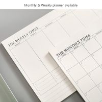Weekly / monthly planner B5 Notebook 60 sheets school &amp; Office supplies Notepad Diary Stationery journal notebook filler paper Note Books Pads