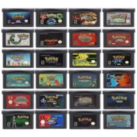 【YF】 Pokemon Series GBA Game Cartridge 32 Bit Video Console Card Red Chapter Cursed Moemon FireRed Emerald for NDS