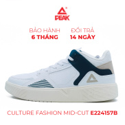 Giày thể thao sneaker nam casual PEAK Culture Fashion Mid-cut E224157B
