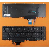 new US keyboard For DELL E5550 E5570 laptop keyboard English black With pointing sticks