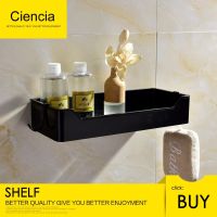 ♘▲❇ Free Shipping Stainless Steel Black/Nickel/Gold/Chrome Corner Shelf Caddy Bathing Platform with Hooks Wall Nail Storage