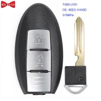 【✔】 islwpi KEYECU สำหรับ Nissan Micra K13 March Leaf รีโมทคอนโทรลรถ Key Fob 315MHz ชื่อรุ่น: TWB1J701 Chip