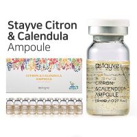 NEW! Stayve Citron &amp; Calendula Ampoule Booster สูตรใหม่บำรุงผิว แบ่งขาย 1 ขวด, ยกกล่อง (10 ขวด) **พร้อมส่งทันที ของแท้จากเกาหลี 100%**