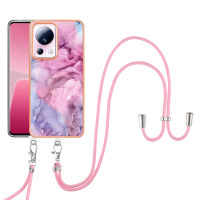 Xiaomi 13 Lite Lanyard Case, WindCase Pattern Hybrid Bumper Crossbody Strap Lanyard Phone Case for Xiaomi 13 Lite