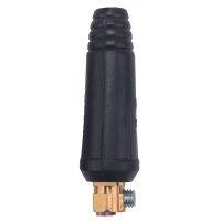 1 Set of Black European Style Electric Welding Machine Cable Connector DKJ Quick Connector Plug Socket