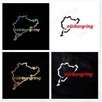 【LZ】❉▥◙  PVC Racing Track Etiqueta Do Carro Nurburgring Vinil Decalque Janela Pára-choques Motocicleta Geladeira Laptop Decoração Personalidade Da Moda