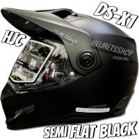 HJC DS-X1 SEMI FLAT BLACK