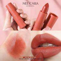 NEE CARA N-1962-02 ลิปเนื้อเวลเวทแมท นีคาร่า เบอร์ 02 สีส้ม # BE WITH YOU เนื้อกำมะหยี่เนียนนุ่ม สีสวยติดทน พร้อมส่ง