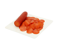 PIZZA PEPPERONI 1000 GRAMM GESCHNITTEN 520 -580 SCHEIBEN / PIZZA PEPPERONI 1000 GRAM SLICED 520 -580 SLICES