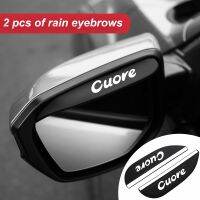 【CW】 2 Pcs Daihatsu Cuore Car Side View Mirror Protector Guard Eyebrow Rear Parts