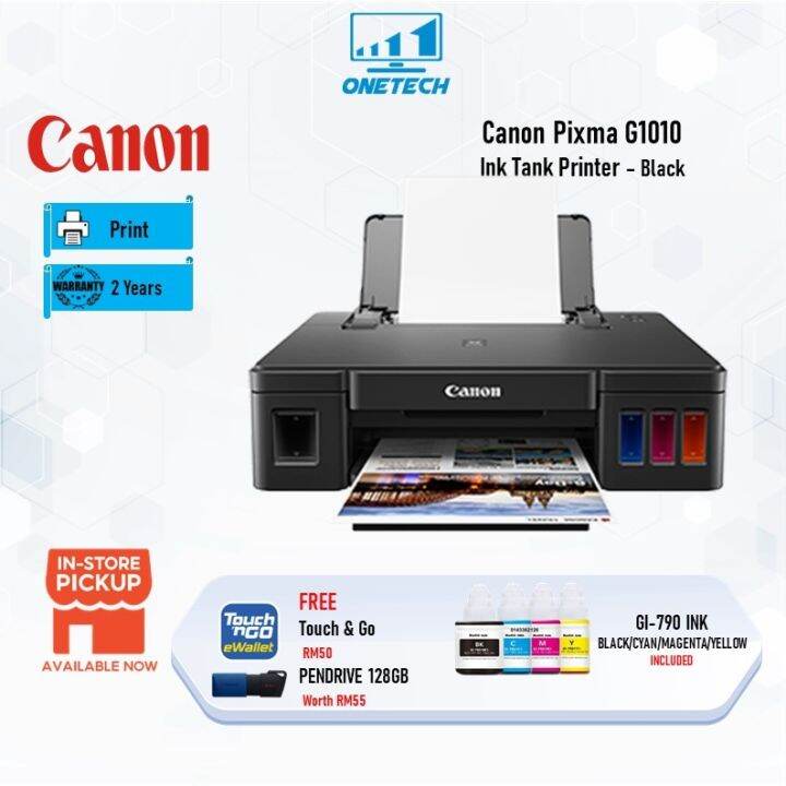 ﹉♀℗ Canon Pixma G Series AIO Ink Tank System Printer G1010 / G1020 ...