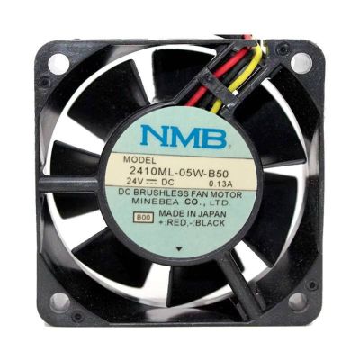 2410ML-05W-B50พัดลม NMB 6025 DC24V อินเวอร์เตอร์0.13A ระบายความร้อน