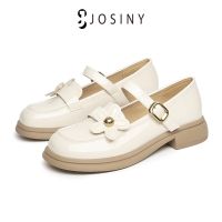 ✆✟ JOSINY รองเท้าแมรี่เจนลําลอง ส้นเตี้ย ส้นหนา พลัสไซซ์ ลายดอกไม้ สไตล์ญี่ปุ่น โลลิต้า สําหรับผู้หญิง