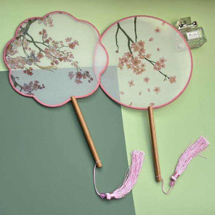 eight-disc-translucent-long-handle-ancient-round-fan-hanfu-photography-props-mandarin-fan-dance-and-classical-cheongsam-round-fan