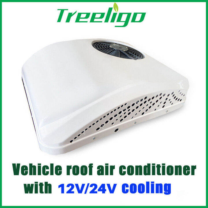 Treeligo 12V cold Vehicle Rooftop Air Conditioner Aircon AC Unit fit RV