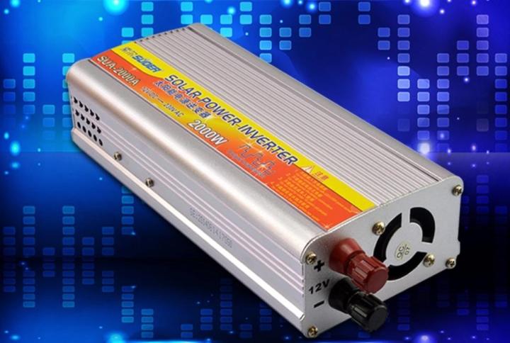 เเท้-100-suoer-12v-modified-sine-wave-2000-watt-power-inverter-อินเวอร์เตอร์-เครื่องแปลงไฟรถเป็นไฟบ้าน-220v-สามารถใช้กับหม้อแปลงไฟ-ตัวแปลงไฟรถ-ใช้อุปกรณ์ไฟบ้านได้เครื่องใช้ไฟฟ้า-ชาร์จโทรศัพท์มือถือ-โซ