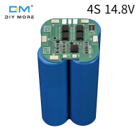 Diymore บอร์ดป้องกันแบตเตอรี่ลิเธียม4S 14.8V พร้อมพอร์ตเดียวกันทำงานต่อเนื่อง8A