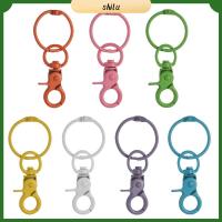 SHILU ฮาร์ดแวร์ อุปกรณ์เสริมอะไหล่กระเป๋า แหวนแยก กุ้งก้ามกราม ตะขอ ปลอกคอ Carabiner Snap สายรัดกระเป๋า