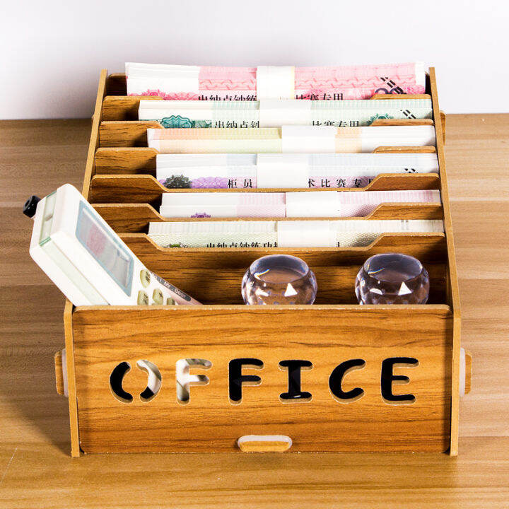 Box desktop change storage box financial coin storage box paper money