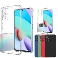 ☫❖ Odporny na wstrząsy pokrowiec do Redmi NOTE 10 PRO pokrowiec 4G 5G czarny czerwony niebieski żółty przezroczysty przezroczysty silikonowy miękkie etui do etui Redmi 10