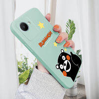 PMP เคสโทรศัพท์ Hp สำหรับ OPPO Reno8 Reno 8 4G ปลอก Hp Realme C30การ์ตูนญี่ปุ่น Anime Kumamon เคสโทรศัพท์ Original Square Liquid ปลอกซิลิโคนคลุมทั้งหมดกล้องกันกระแทกเคสป้องกัน