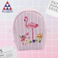 ALL U CAN BUY กระเป๋า กระเป๋าสตางค์ กระเป๋าใส่เหรียญ กระเป๋าน่ารัก กระเป๋ารูปนก flamingo สีชมพู