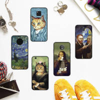 Black เคสโทรศัพท์ หรับ iPhone 7 5 8 6 XS XR 6s 11 5s Pro SE Max Plus X ซิลิโคน Protected ปก sh-115 Loving Vincent van Gogh lisa