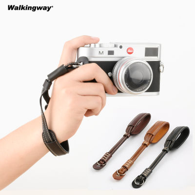 สายคล้องมือกล้องสายรัดข้อมือหนังสำหรับกล้องถ่ายภาพ Canon Nikon Fuji Leica Olympus DSLR Accessories