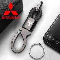 พวงกุญแจรถยนต์สำหรับ MITSUBISHI,พวงกุญแจหนังโลหะพวงกุญแจสำหรับผู้ชายและผู้หญิงของขวัญขนาดเล็กไฮเอนด์ปรับแต่งโลโก้ได้ตามต้องการสำหรับเพื่อนและญาติมัลติฟังก์ชั่นป้องกันการสูญหาย