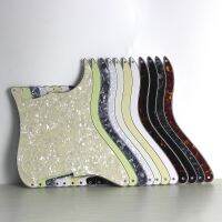 FLEOR 4หลุม Pickguard กีตาร์ไฟฟ้าวัสดุเปล่ารอยขีดข่วนแผ้นด้วยสกรูสำหรับกีตาร์ชิ้นส่วนที่กำหนดเอง