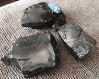 หิน Shungite ชั้นยอด3-5ซม.-Shungite ชั้นสูง-หิน Shungite ดิบ-คริสตัลและหินบำบัด-คริสตัล Shungite-การรักษาและการป้องกัน