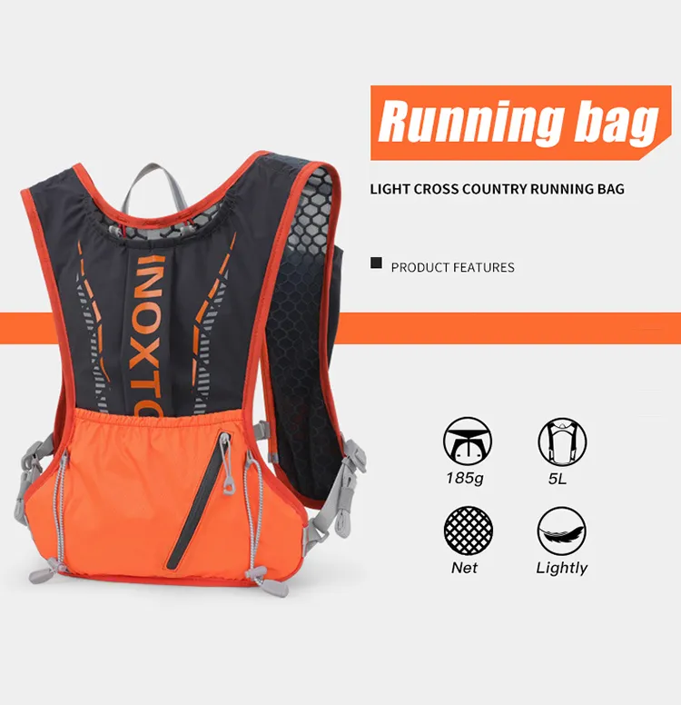 Trail Running Backpack Marathon Hydration Vest Belt Pack Ultra